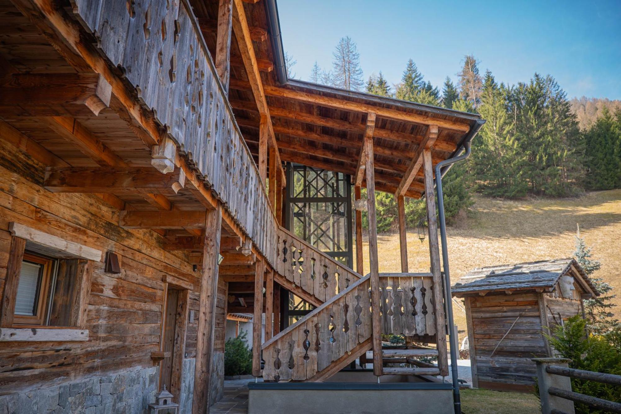 Alpine Mountain Chalet St. Vigil Exteriör bild